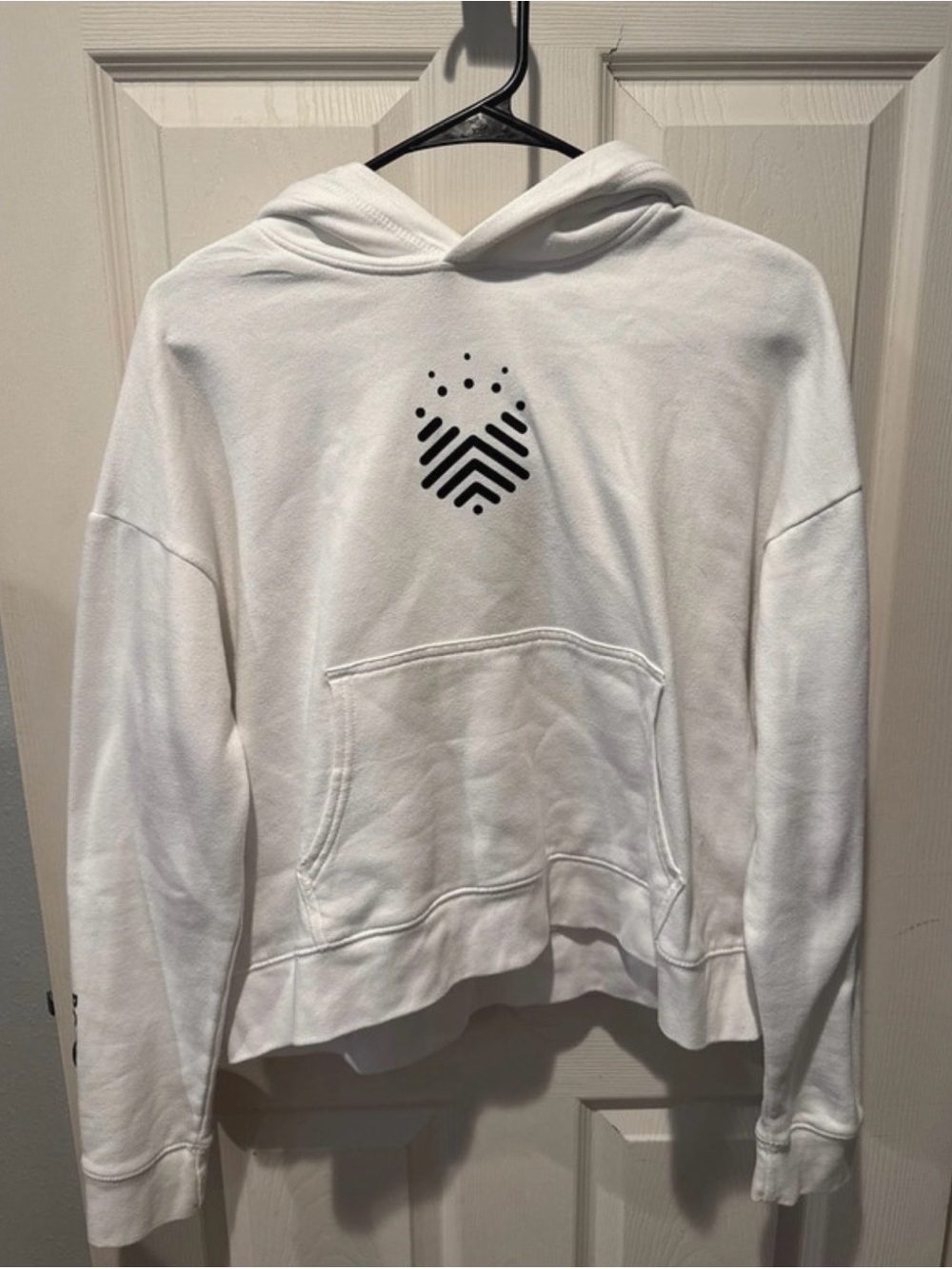 New Era White Hoodie with Book.Con Patch